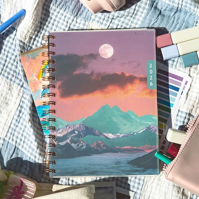 Blue Sky WAAV Planning Calendar Notes, Gloria, Weekly/Monthly Layout, Safety Wirebound (Laura- 2026, 5.875" x 8.625")