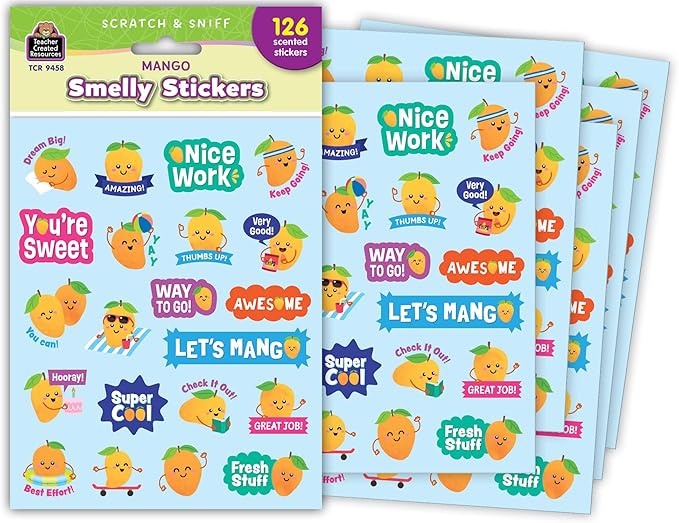 Teacher Created Resources Mango Smelly Stickers (TCR9458)