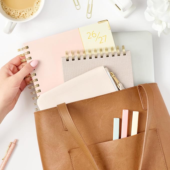 PPP Work Planner 2026-2027 | 12-Month Weekly Calendar (Start Monday) | Vertical Weekly Layout | Monthly Review Pages | Budgeting & Goal Tracker Pages | Customizable Checklists for Routines & Daily Goals