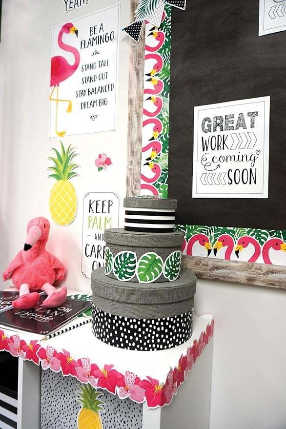 Creative Teaching Palm Paradise Pineapple Party 6" Designer Cut-Outs (Room Display and Decoration)