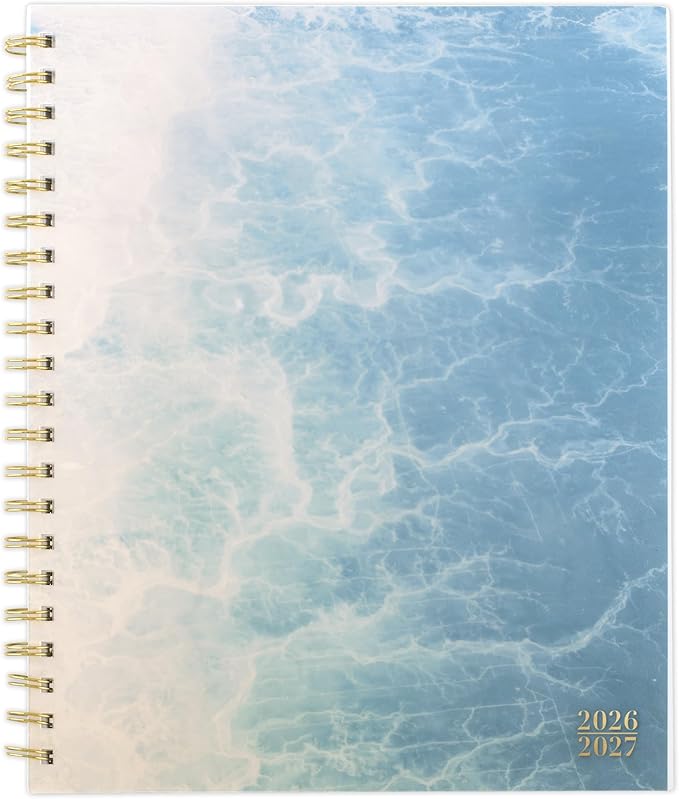 Cambridge Planner 2026-2027 Weekly & Monthly Academic 12-Month July-June, 8-1/2" x 11", Oceana (1799-905A)