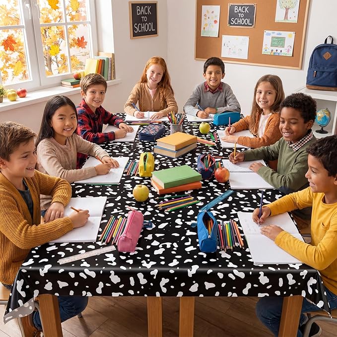 Ctosree 2 Roll Composition Notebook Bulletin Board Paper 4x12ft/1.2x3.6m Non Woven Bulletin Background Wallpaper Fade Resistant Board Roll Decoration for Arts Crafts Office School Classroom