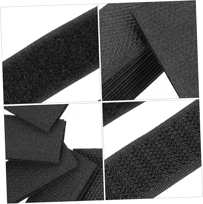 Tofficu 150pcs Hook and Adhesive Strips for Shoes and Clothing Self-Adhesive Replacement Tapes Multi-Function Sticky Strips for Home Organization