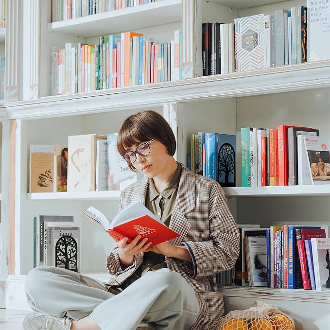HappyHapi Decorative Bookends for Shelves, 20 Pcs Metal Book Ends for Heavy Books, 10 Pair Black Book Stopper for Home Office Library, 6.9" x 4.7" x 3.5"