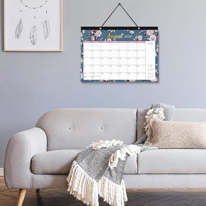 2026 Desk Calendar - Jan 2026 - Dec 2026, 12 Months Large 2026 Desk Calendar, 17" x 12", Desk Pad, Large Ruled Blocks, to-do List & Notes, Best Desk/Wall Calendar for Planning or Organizing