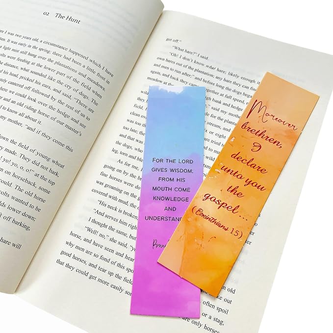 150PCS Christian Bible Verse Bookmark | Inspirational Scripture with Colorful Design | Paper Material | Ideal for Church, Sunday School & Gifts (Inspirational Series, 150)