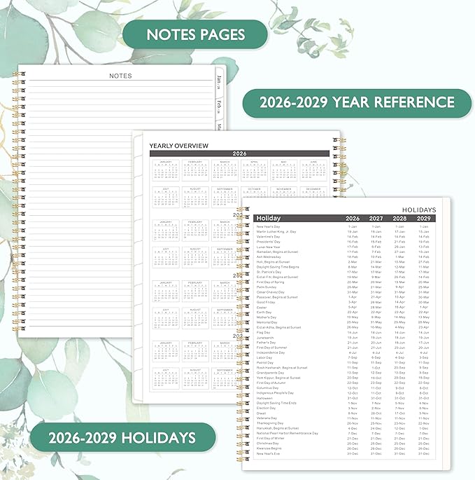 2026-2028 Monthly Planner - Monthly Planner 2026-2028 from Jul. 2026 to Jun. 2028, 8.5" x 11", 2 Years Planners Calendar with 24 Months Tabs and Back Pocket, Perfect for Organize