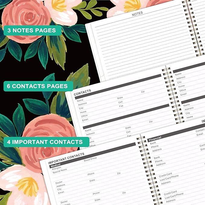 2026-2028 Monthly Planner/Calendar - 2 Year Planner, Jul 2026 - Jun 2028, Monthly Calendar 2026-2028 with Two-Side Pocket, 9'' x 11'', Tabs, Sturdy Binding