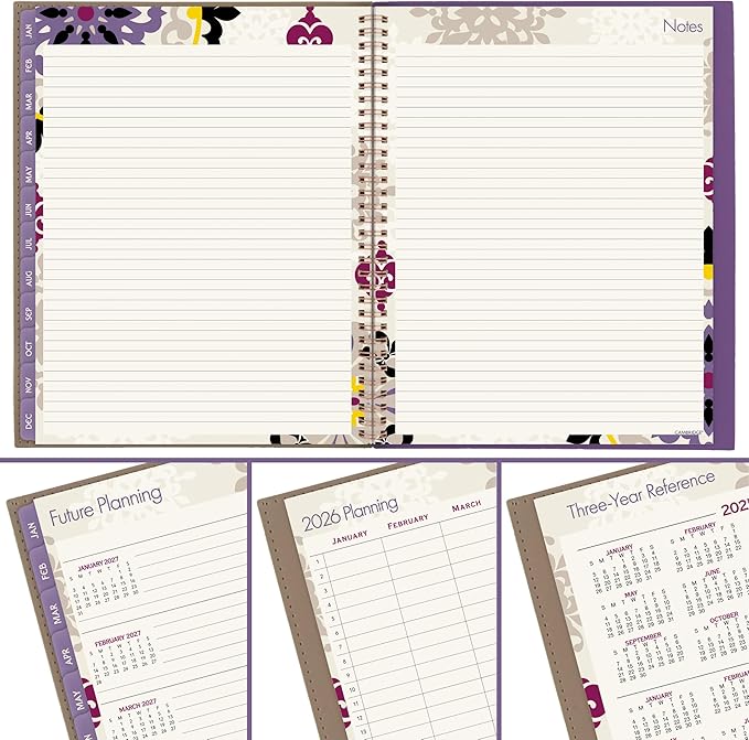 Cambridge 2026 Planner, Weekly & Monthly, 8-1/2" x 11", Large, Vienna (122-905-26)