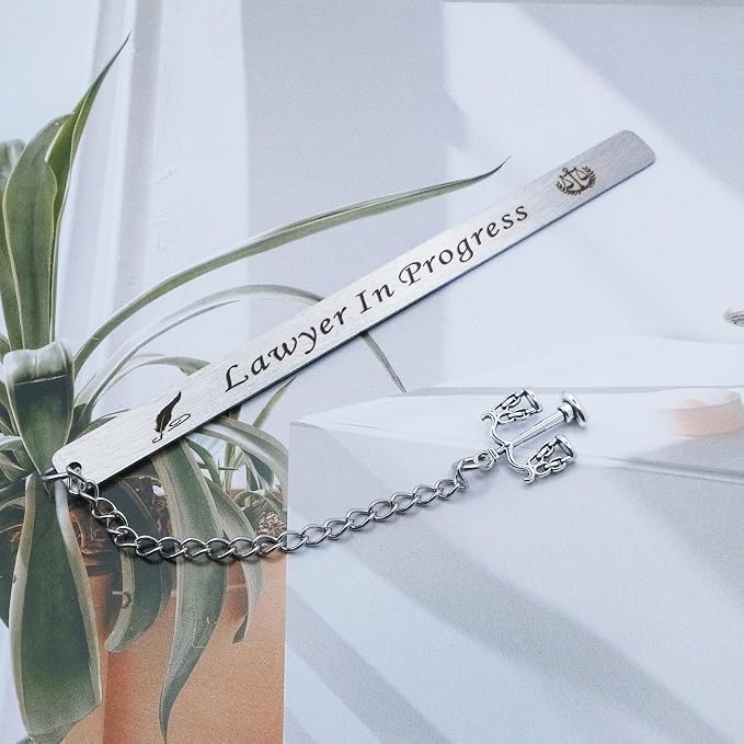 Law School Supplies Lawyer Gifts for Women Men Attorney Bookmark for Future Lawyer to Be Graduation Back to School Lawyers Students Judges Friends Birthday Christmas Valentine's Day Fathers Day Gift