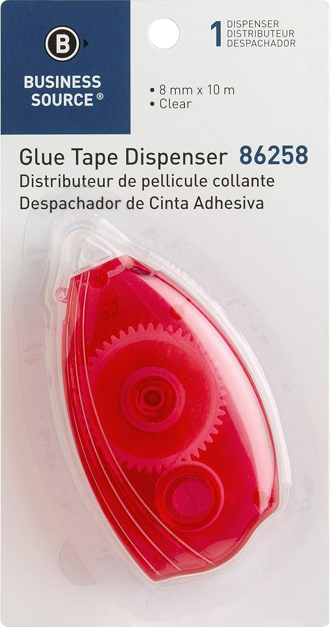 Business Source Double-Sided Tape, Clear (86258)