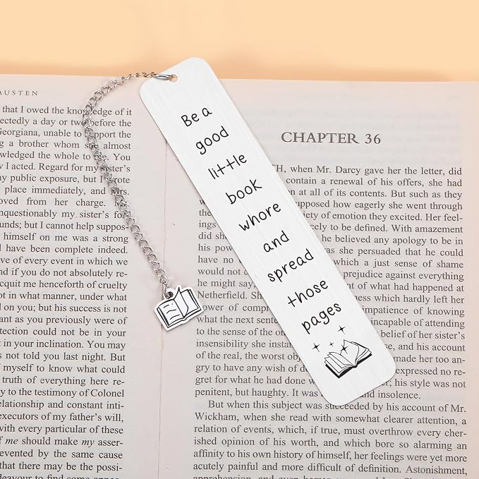 Smutty Bookmark Gifts for Women, Funny Bookmark for Women Bookish Nerds Bookworm Spicy Romance Bookmarks for Female Friends Her, Book Lovers Gifts, Christmas Stocking Stuffers for Women Men