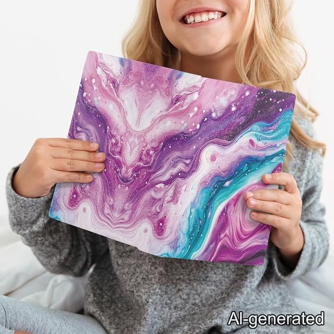 Dreaweet Purple Marble Print Book Cover Stretchable Book Covers Jumbo Books Covers Sox Protector Hardcover Textbooks Sleeve Schoolbook Case for Women Teens
