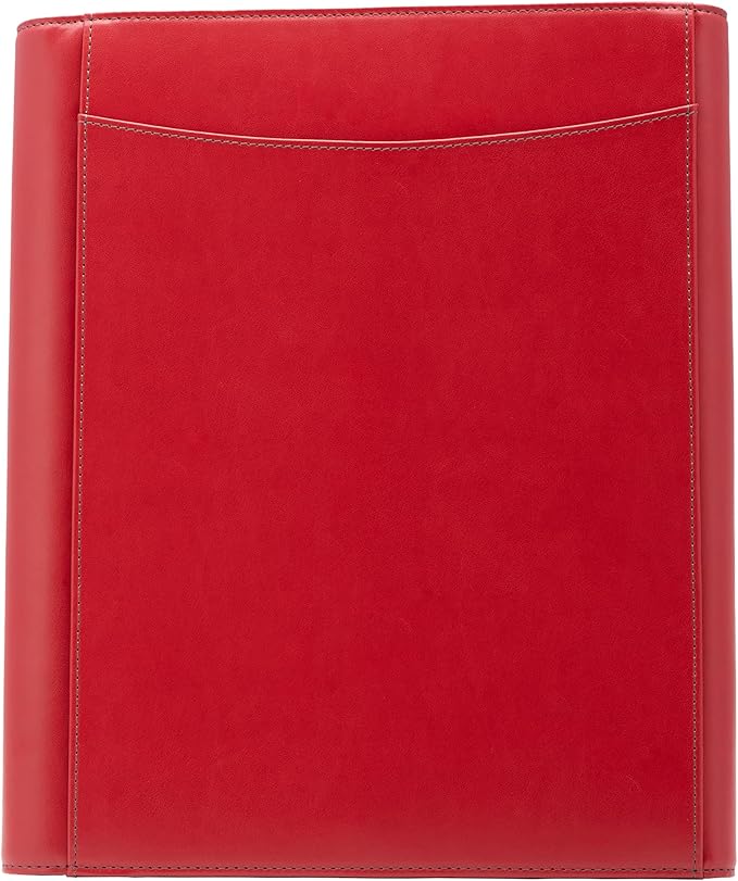 Case it Case-it V.P Tri Fold Business Meeting Padfolio | Professional Portfolio with Letter Size Writing Pad/Lots of Pockets/PAD-35 RED