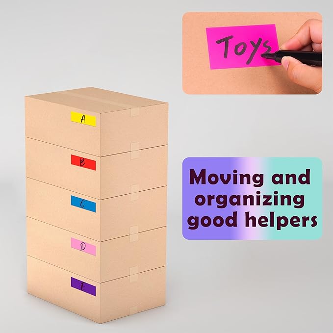 YSHIHE Colored Label Sticker in 12 Colors,3 x 1 Inch Rectangle Color- Coding Labels,Self-Adhesive Color Stickers for Inventory,Office - 480 Pack