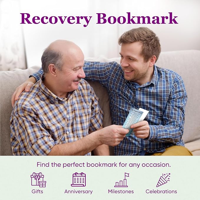Alcoholics Anonymous Big Book Index Bookmarks - 2x6 AA Bookmarks for Women and Men with Key Topics and Pages, AA Sobriety Gifts, Addiction Recovery Gifts,7 by Cheryl's Bookmark (Green)