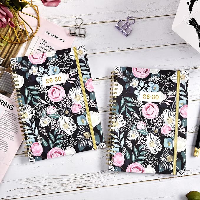 2026-2030 Monthly Planner - 5 Year Planner 2026-2030, Jan.2026 - Dec.2030, 6.4" x 8.5", 60-Month Planners/Calednar with Double-Side Pocket + Durable Polypropylene Cover