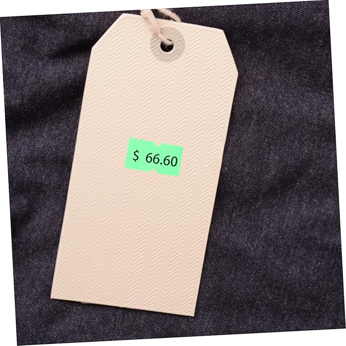COHEALI 5000pcs Tag Stickers for Supermarket Pricing Self-Adhesive Cost Tags for Retail and Office Use Fluorescent Pricing Labels for Easy Marking