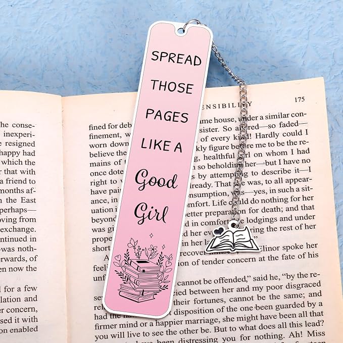 Funny Book Marks for Reading Women Dark Romance Bookmarks for Women Girls Adult Spicy Bookmark for Book Lovers Bookish Book Accessories Christmas Birthday Gift Gag Gifts Basket Stuffers