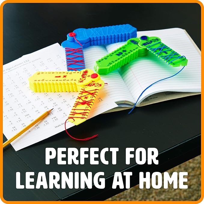 Learning Wrap-Ups Multiplication Keys - Self Correcting Math Tool for Kids Grade Level 2-6
