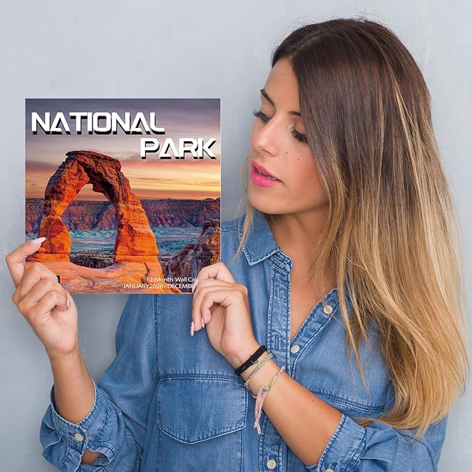 2026 Wall Calendar, NATIONAL PARKS Calendars,2026 Monthly Calendars, Wall Calendar 2026,Thick Glossy Paper, Organizing & Planning & Giftable
