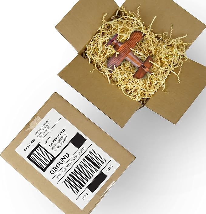 MACO Laser/Ink Jet White Cover-All Internet Shipping Labels, 5-1/2" x 8-1/2", 2 per Sheet, 500 per Box (ML-0200B)