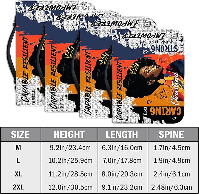 Personalized Man of God Bible Cover, God Says I Am Bible Case PU Leather, Bible Holder Handle Zipper, Faith Scripture with Name Case Bag, Religious Gifts for Church Christians Women Men (GOD-08)
