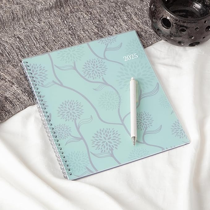 Blue Sky Planning Calendar, Lindley, Monthly Layout, Safety Wirebound (Rue Du Flore- 2025, 8" x 10")