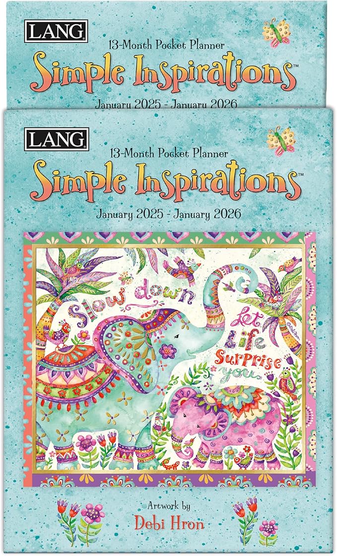 LANG Simple Inspirations™ 2025 Monthly Pocket Planner (25991003185)