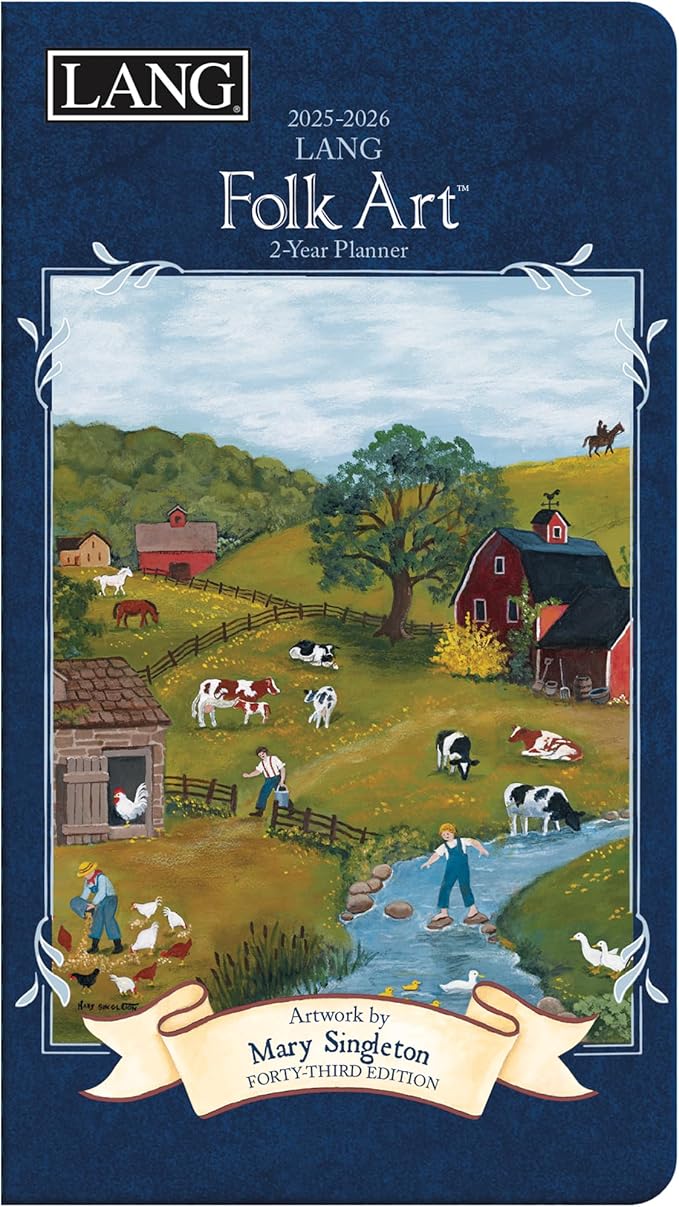 LANG Lang Folk Art� 2025 Two Year Planner (25991071073)