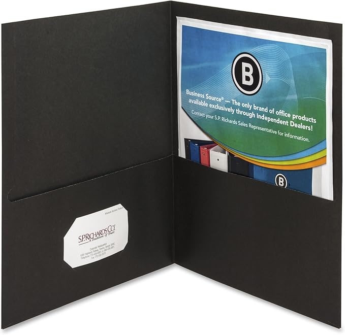 BSN78490 - Business Source Double Pocket Portfolio