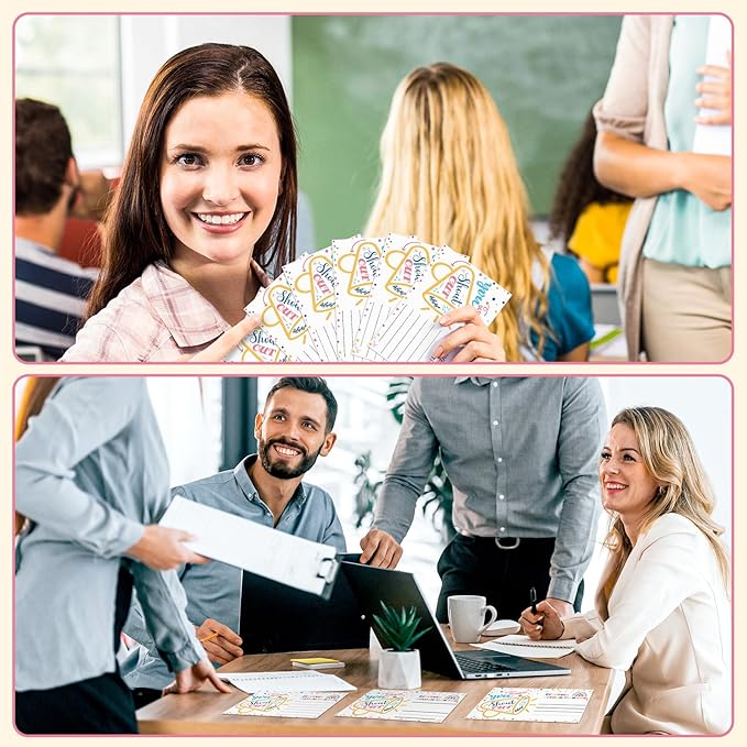Motiskyy 200 Count Positive Shout out Cards for Staff Teachers Students Employees Office Appreciation Recognition Reward Cards for Back to School or Work Bulletin Board(Cheerful)