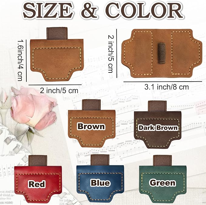 Personalized Magnetic Leather Bookmark with Pen Holder, Custom Name Engraved Book Marks for Reading Women Men Kids, Customized Book Lovers Gifts