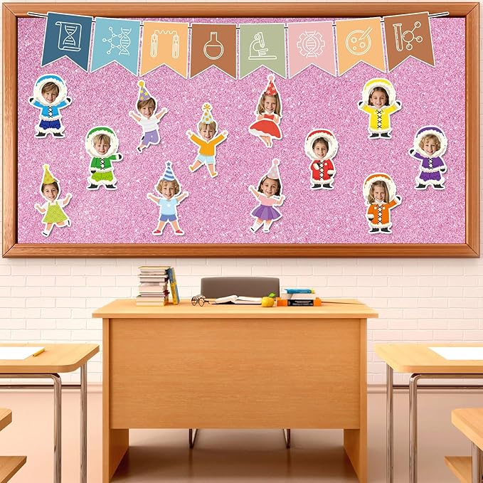 Qyeahkj 17in x 20ft Glitter Bulletin Board Paper Roll Bulletin Board Background Paper Fade Resistant Classroom Decoration Poster Art Craft Home Wall Education Decor Supplies Hot Pink