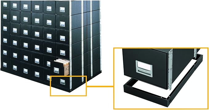 Bankers Box Box Metal Base for StaxonSteel Storage Drawers, Letter (Pack of 1)