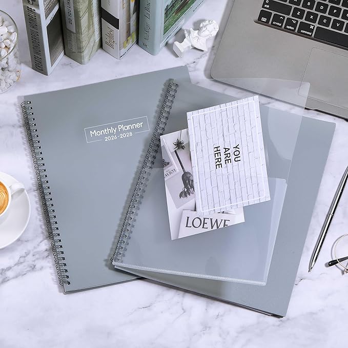 Monthly Planner 2026-2028 - 2 Year Planner from July 2026 to June 2028, 8.5'' x 11'', 2026-2027 Monthly Planner with Monthly Tabs, Pocket