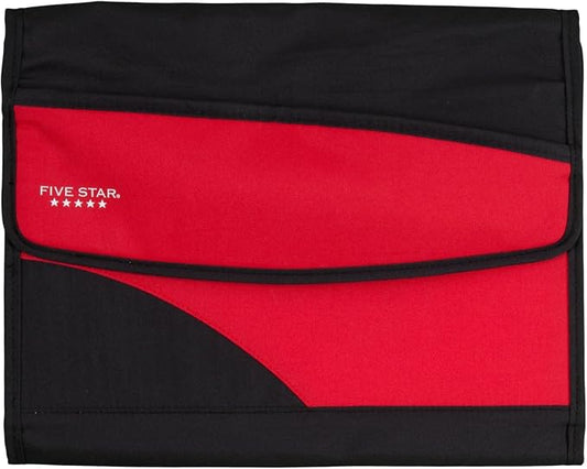 Five Star Expanding File Folder, 8-Pocket Expandable File Folder, Red (73924)