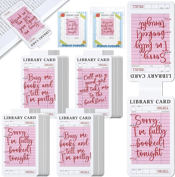 Resurhang Book Lover Gifts 48 Sets Magnetic Reading Bookmarks Bulk for Women Men Library Reading Tracker Magnetic Bookmark Book Club Bookish Gift for Students Teachers Office Classroom Reader