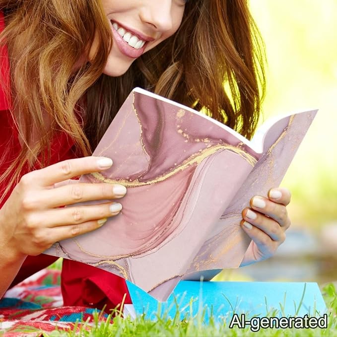 Dreaweet Pink Marble Print Book Covers, Stretchable Jumbo Book Sleeves for Hardcover Books Textbooks up to 9 x 11 Inches, Reusable Washable Protective Textbook Covers for Adults Teenagers