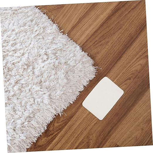 VOSAREA 5PCS Non-Slip Sofa Cushion Fixing Stickers Strong Adhesive Hook and Loop Strips Double-Sided Sticky Tape for Carpet and Furniture Household Use