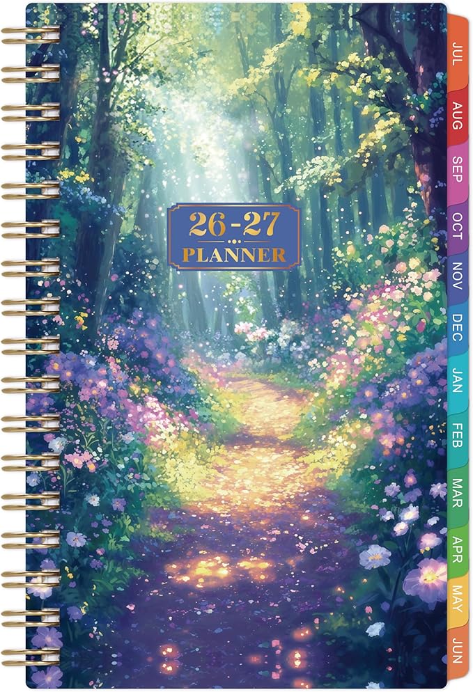2026-2027 Pocket Calendar/Planner - Weekly & Monthly Pocket Planner for Purse, JUL. 2026 - JUN. 2027, 6.8" x 4.1", Pocket Planner 2026-2027, Strong Twin - Wire Binding