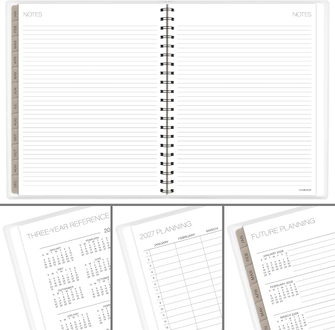Mead Cambridge 2027 Planner, Weekly & Monthly, 8.5" x 11", Massimo (1853-905-27)