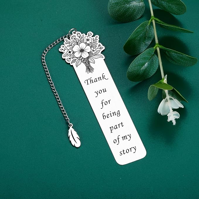 Thank You Gifts for Women Men End of School Teacher Thank You for Being Part of Story Bookmark Teacher Appreciation Gift Retirement Birthday Off to College Welcome Back to School First Day Christmas