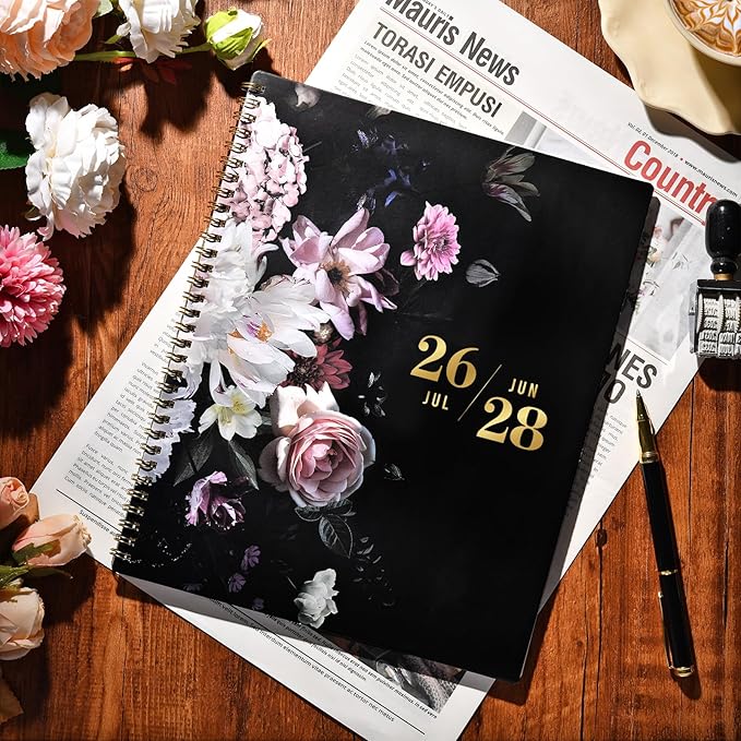 2026-2028 Monthly Planner - 9'' x 11'', Large Monthly Calendar Planner 2026-2028, JUL. 2026 - JUN. 2028, 2 Year Calendar with Tabs, Twin-wire Binding, Useful Inner Pocket, Premium Paper