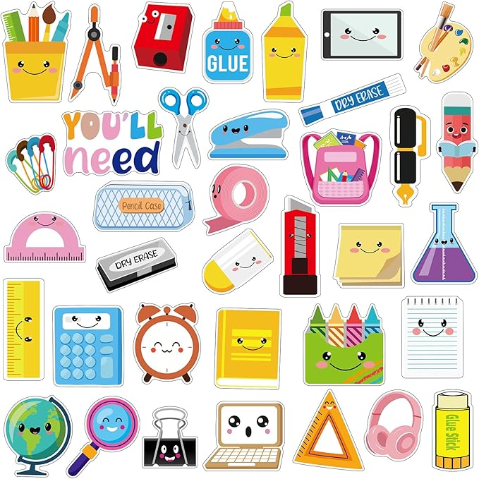 36 Pcs You'll Need Management Magnets Back to School Supplies Classroom Must Haves Teacher Educational Colored Magnets Classroom Management Tools for Elementary Teacher Whiteboard Supplies