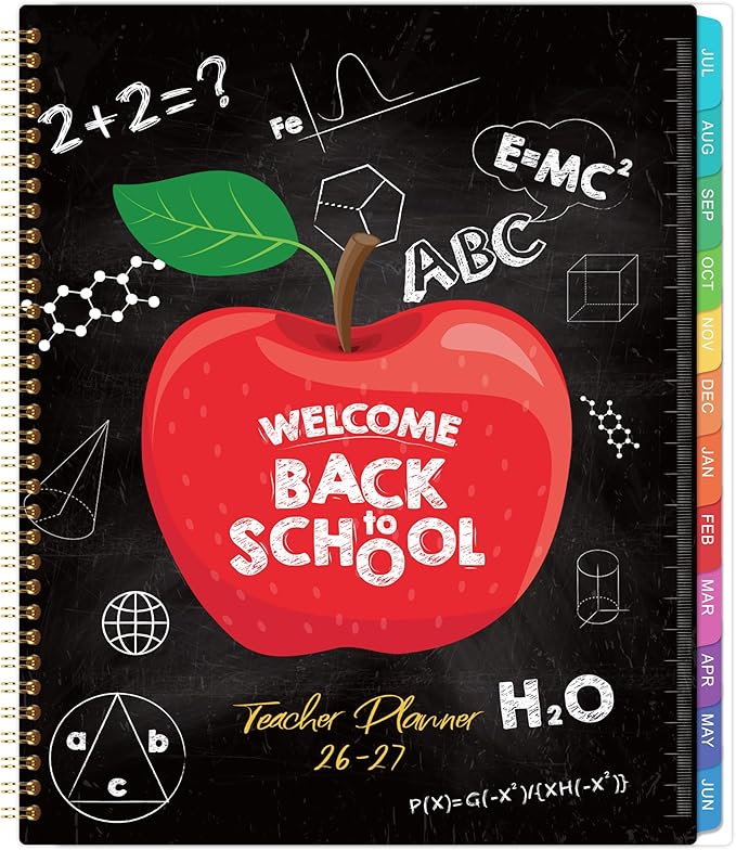 Teacher Planner 2026-2027 - 2026-2027 Teacher Planner Academic Year, Jul. 2026 - Jun. 2027, 9'' x 11'', 2026-2027 Lesson Plan Book for Teacher Academic Year