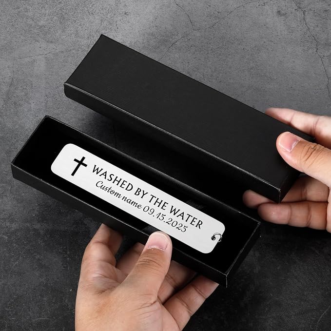 Personalized Bible Bookmarks - Custom Name Inspirational Christian Bible Religious Bookmarks Gifts for Women Men Book Lovers (Style-6)