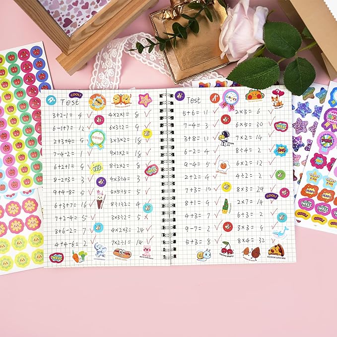 840PCS Teacher Sticker for Student, Funny Motivational Reward Stickers for Kids Classroom, Must Have Essentials for Teachers Elementary, Positive Encouragement Stickers Home School Supplies
