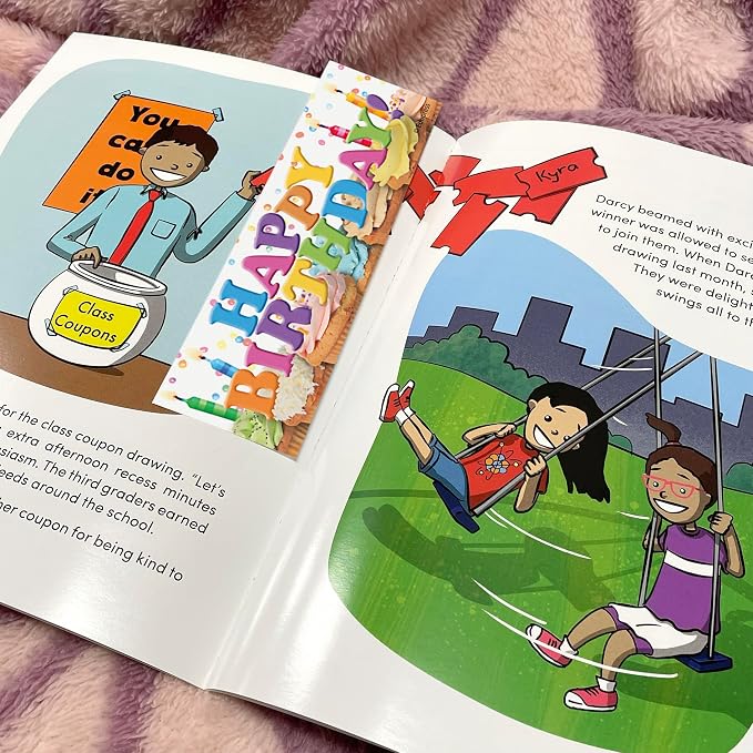 Edupress Happy Birthday Cupcakes Bookmark Awards (EP63024)