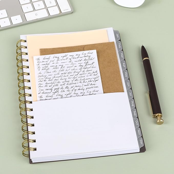 Mead 2027 Planner, Weekly & Monthly, 15-Month Oct-Dec, 5.5" x 8.5", Ground Coffee (1806-200-27)